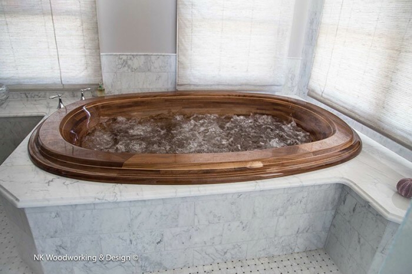 Carpenter-shipbuilder creates stunning wooden baths
