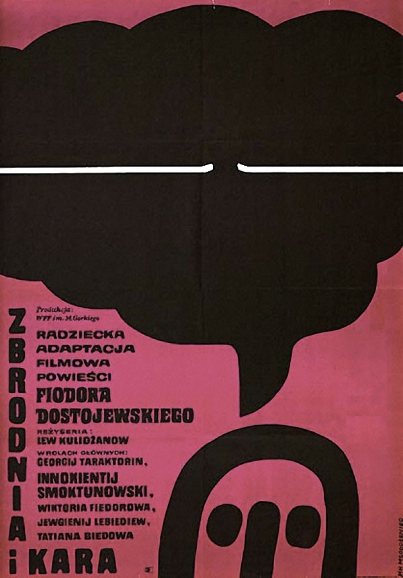 Carteles extranjeros para películas soviéticas, equilibrándose al borde de la genialidad y la locura