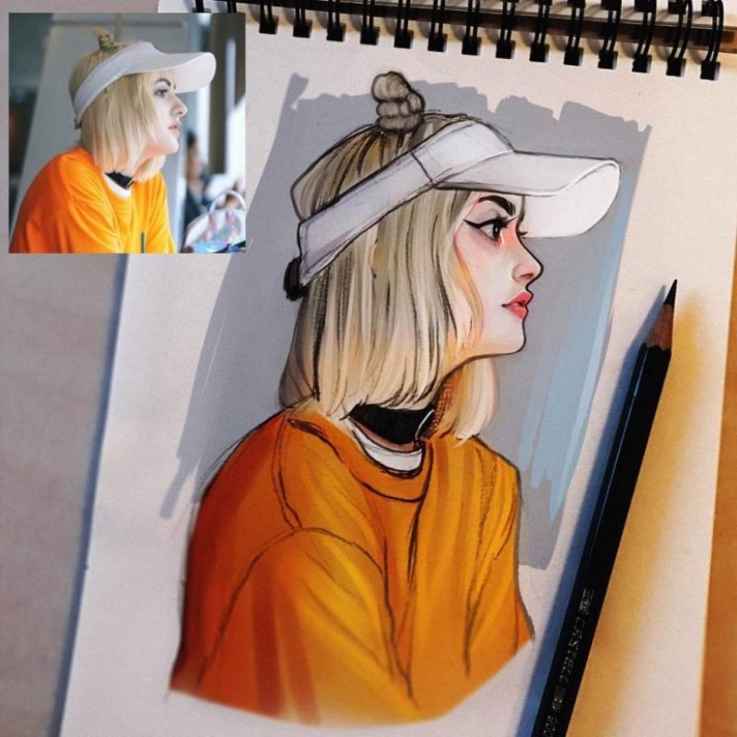 Cartoon transformation: a Dutch artist turns people into cartoon characters