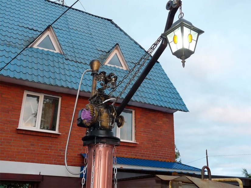 Casa mágica en Sergievo: dacha sobre ruedas y museo steampunk