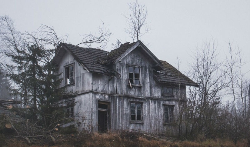 Casas abandonadas de Escandinavia, complementando la belleza de la naturaleza del norte