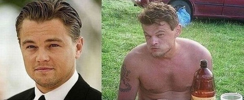 Celebrities before and after visiting Russia