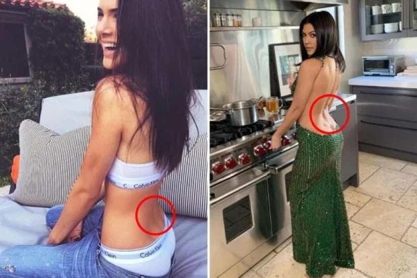 Cherished cleavages: "dimples of Venus— is a new trend among Instagram stars
