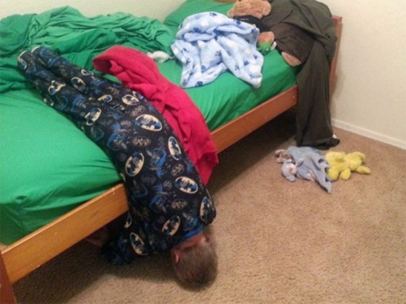 Children who can fall asleep absolutely anywhere