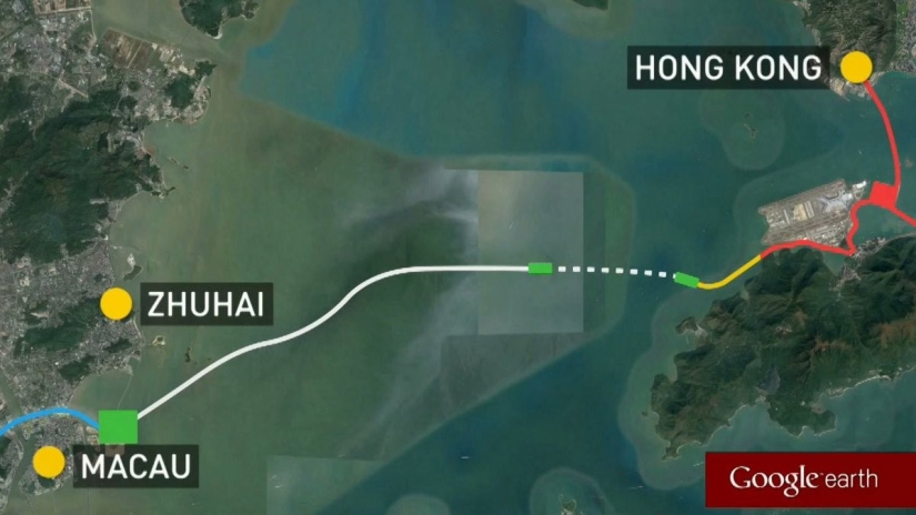 ​China has built the world's longest sea bridge