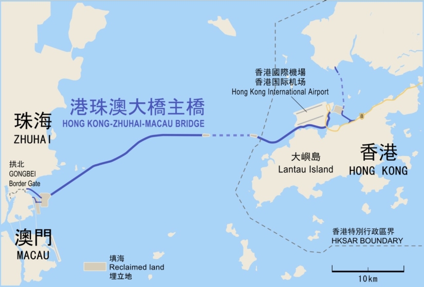 ​China has built the world's longest sea bridge