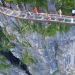 China has opened a new glass bridge over the abyss, which not everyone will dare to cross
