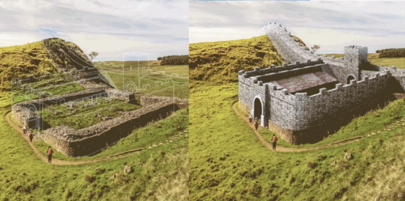 Cientos de siglos en pocos segundos: cómo se ve la restauración de ruinas antiguas en gif