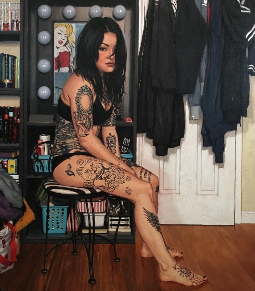 "City Life": Excellent modern oil paintings by Vincent Jarrano