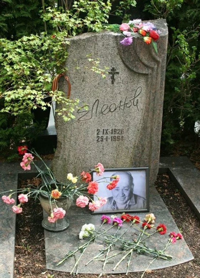 Cómo buscar la tumba de 15 famoso y el favorito de los rusos actores