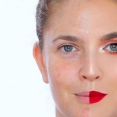 Cómo Drew Barrymore intentó impresionar a los fanáticos con la belleza de su maquillaje, pero resultó lo contrario