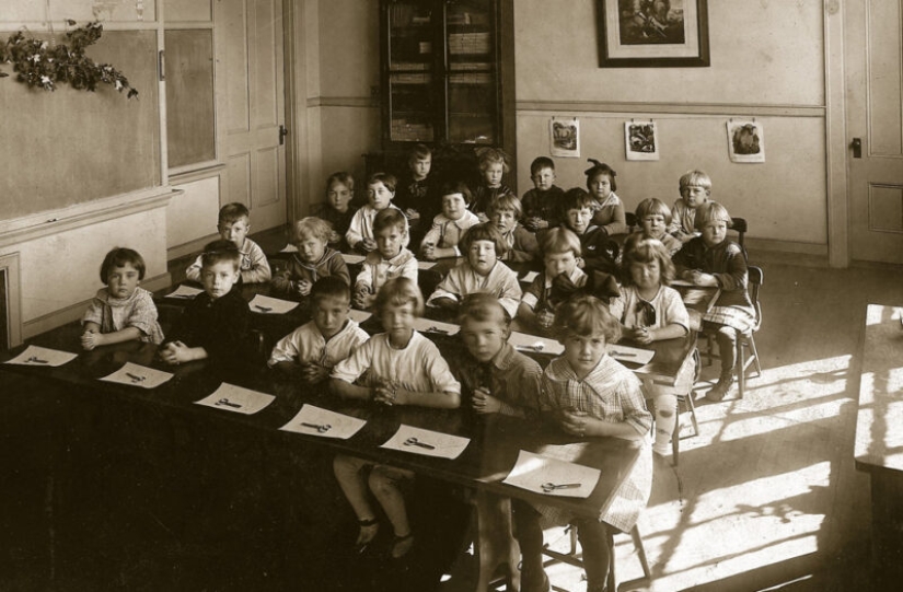 Cómo era la escuela hace 100 años