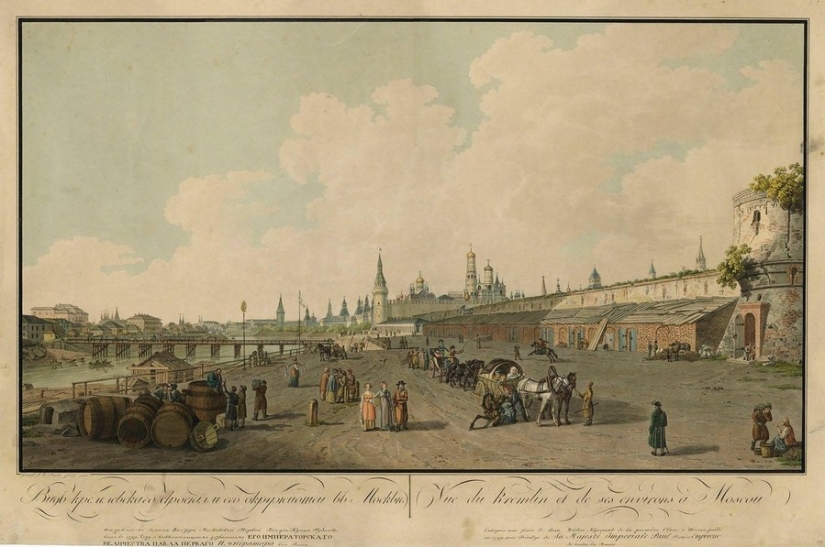 Cómo era Moscú a finales del siglo XVIII antes del gran incendio de 1812