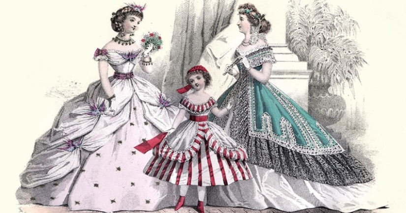 Cómo las damas del siglo XIX se fueron al baño en sus crinolinas, cuenta y muestra el historiador