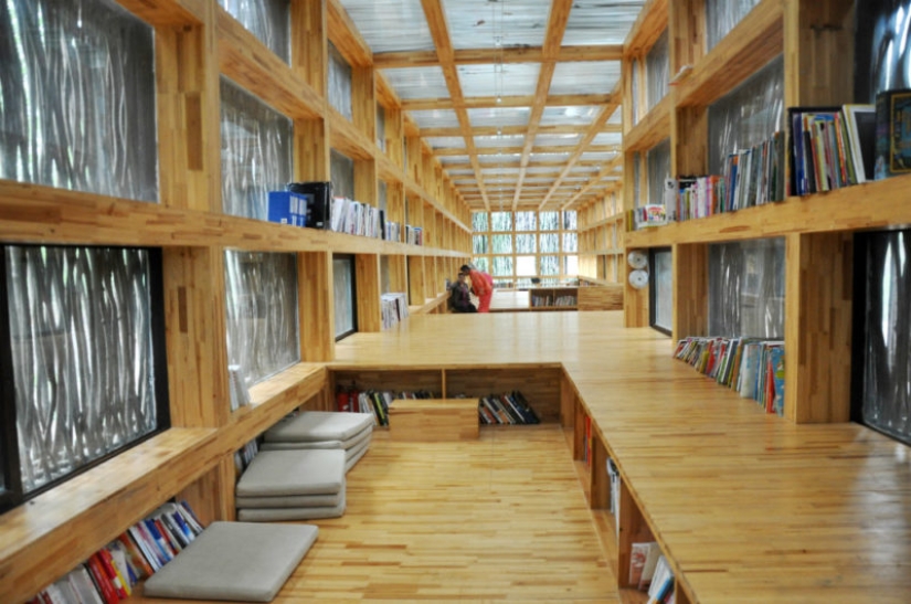 Cómo los chinos pusieron de moda una biblioteca rural sin electricidad