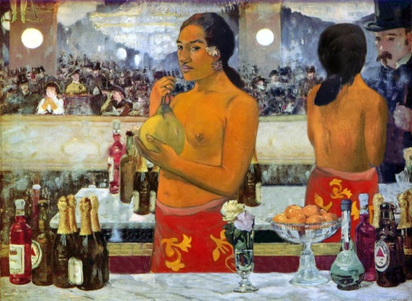 Cómo los héroes de las pinturas de Gauguin, Munch, Picasso y Van Gogh terminaron juntos de noche en un bar