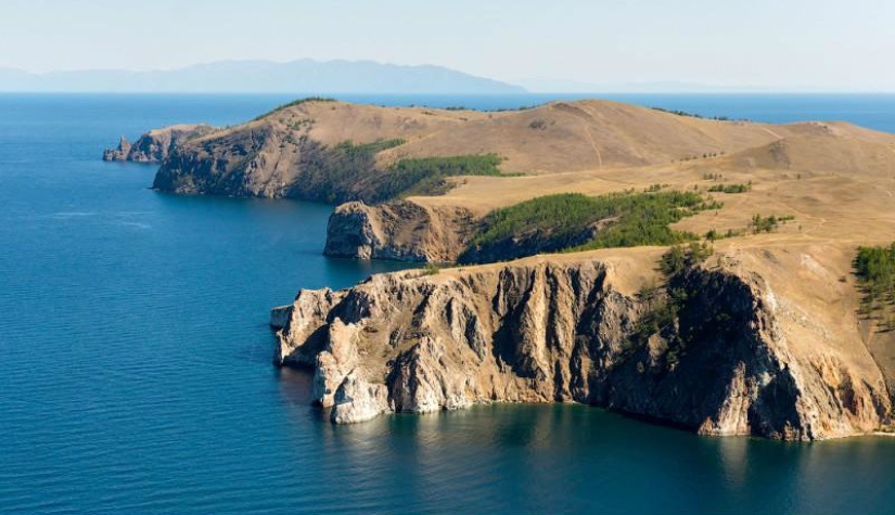 Cómo se ve el Baikal desde un helicóptero