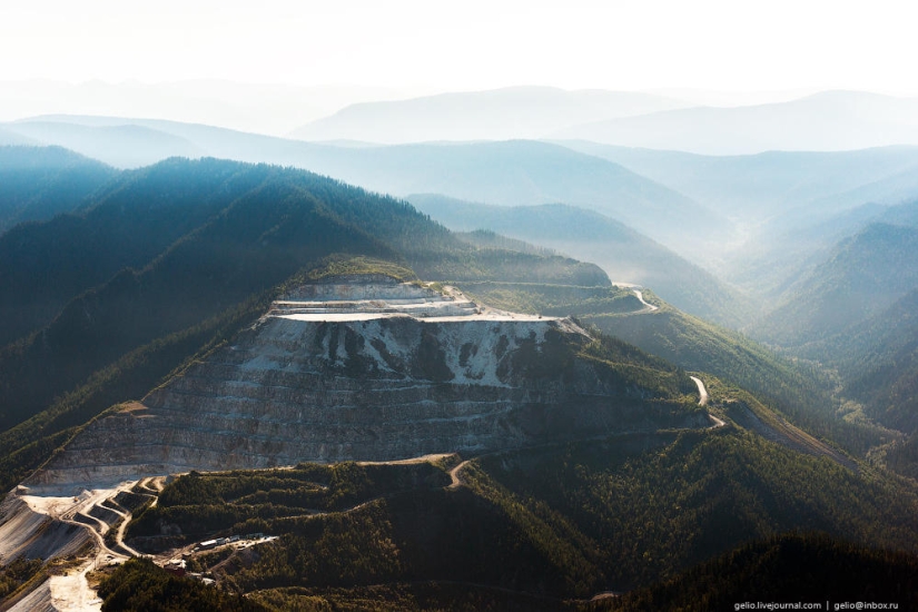 Cómo se ve el Baikal desde un helicóptero