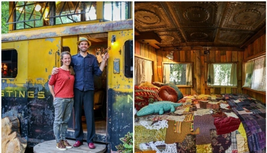Cómo transformar un antiguo vagón de tren en un elegante y confortable alojamiento Cómo transformar un antiguo vagón de tren en un elegante y confortable alojamiento