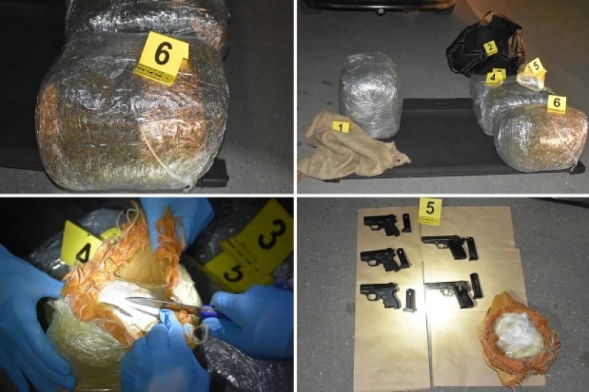 Cocaína tras las rejas: modelo serbia detenida con bolsas de heroína, cannabis y pistolas