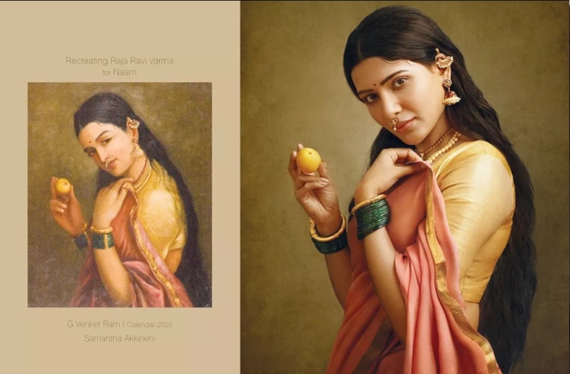 Como en la imagen: un fotógrafo indio reprodujo los lienzos del siglo XIX