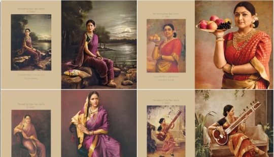 Como en la imagen: un fotógrafo indio reprodujo los lienzos del siglo XIX