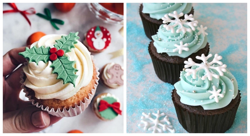 Con todo dulce: 30 ideas para cupcakes de Año Nuevo