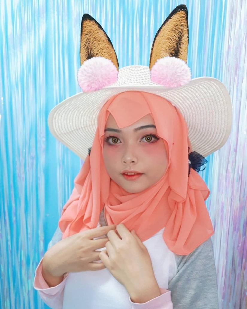 Cosplay sin quitarse el hiyab: Miisa de Malasia explota las redes sociales