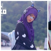 Cosplay sin quitarse el hiyab: Miisa de Malasia explota las redes sociales