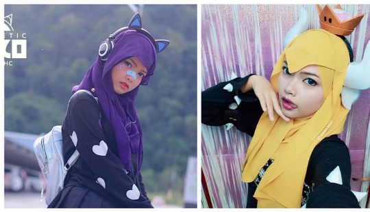 Cosplay sin quitarse el hiyab: Miisa de Malasia explota las redes sociales