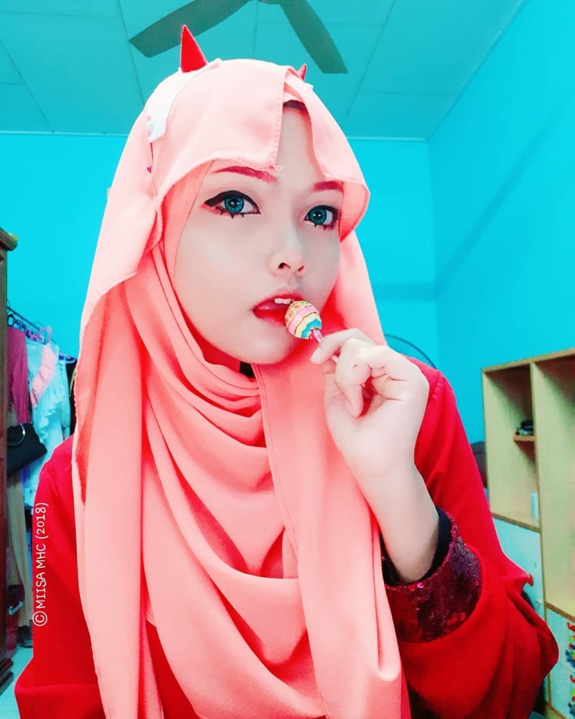 Cosplay without removing the hijab: Miisa from Malaysia blows up social networks