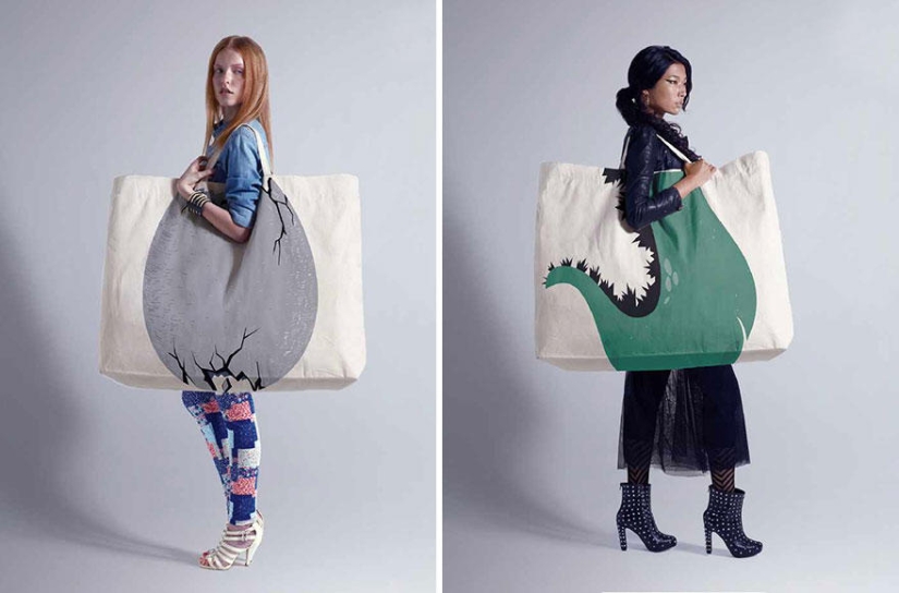 Creativo para los amantes de las compras — las bolsas y paquetes más inusuales