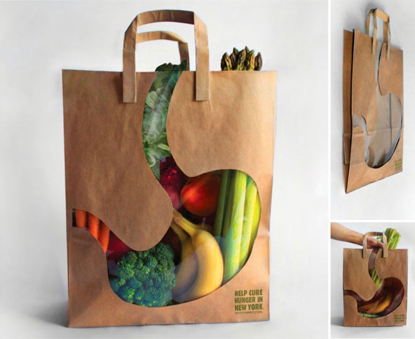 Creativo para los amantes de las compras — las bolsas y paquetes más inusuales