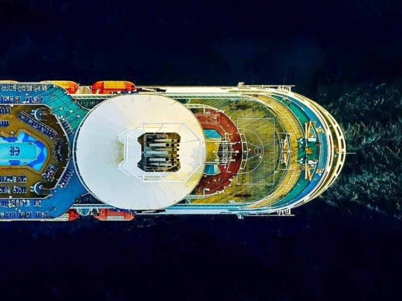 Cruceros — impresionante vista desde arriba