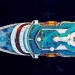 Cruise ships — stunning view from above