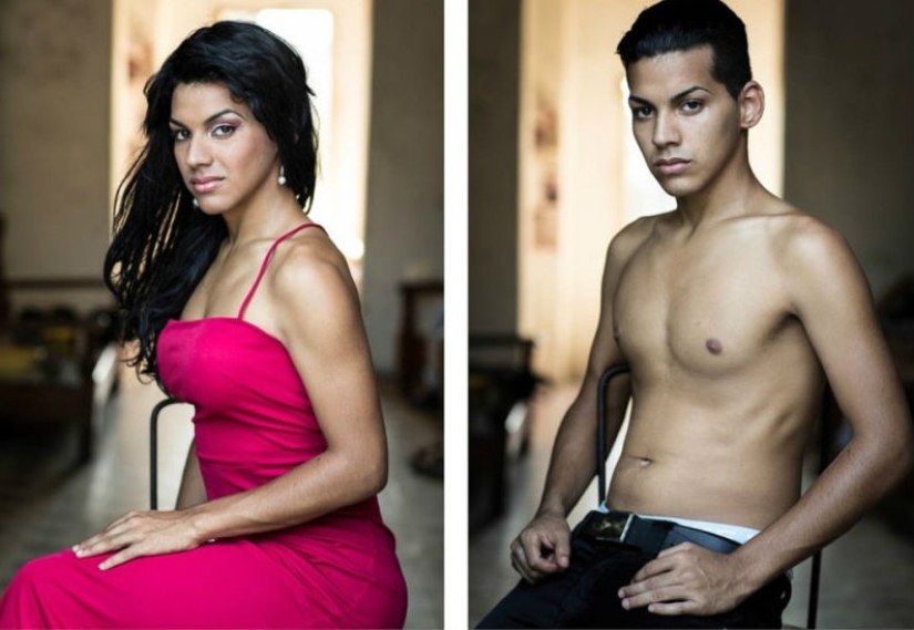 Cuban transsexuals — before and after sex change
