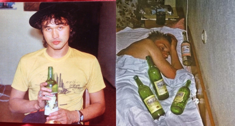 Dad — a glass of port wine: how and what Russian rock stars drank