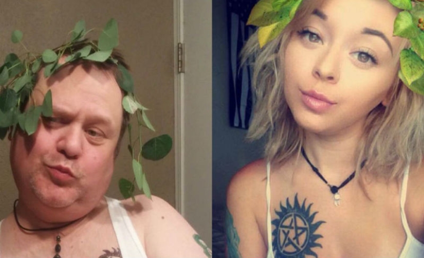 Dad trolls daughter by parodying her selfie