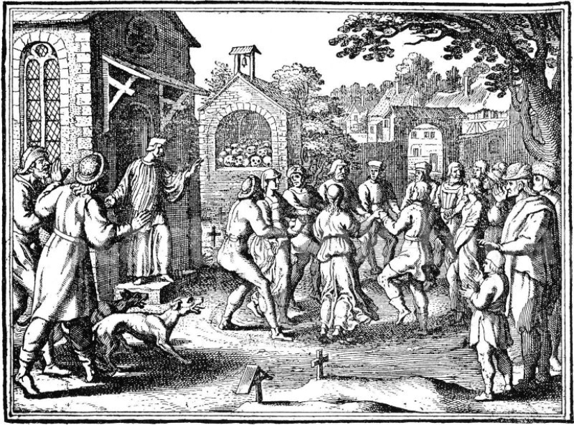 "Dancing plague" of the middle Ages — a deadly epidemic, the nature of which is still debated