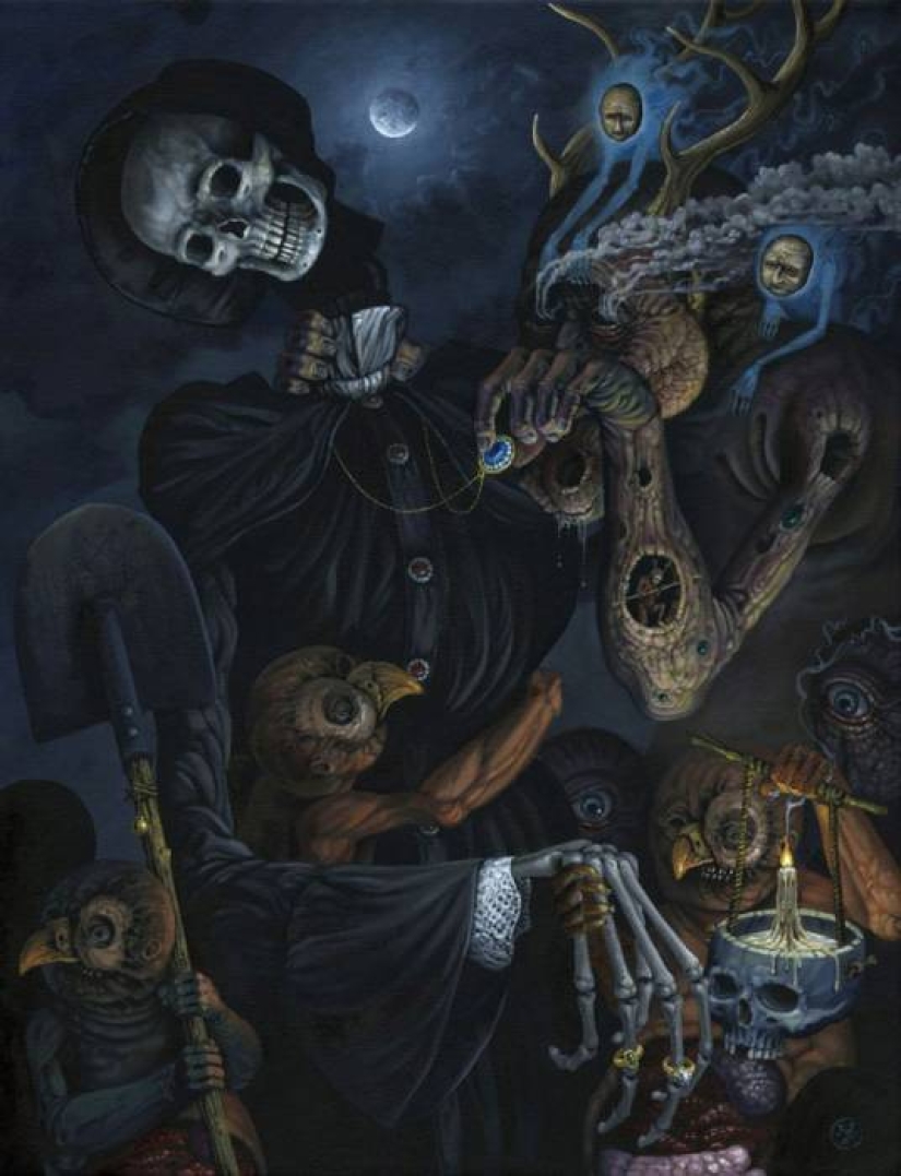 Dark stories in the paintings of Jeff Christensen