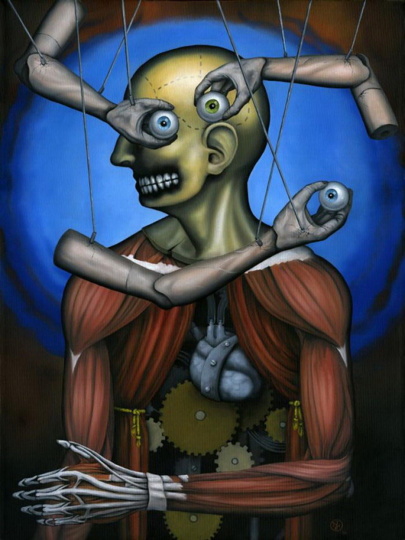 Dark stories in the paintings of Jeff Christensen
