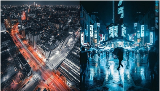 Day and night Japanese streets in the pictures James Takumi Seguna