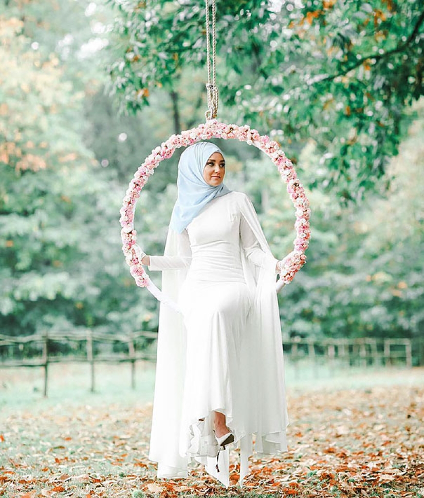 Dazzlingly beautiful brides in hijabs