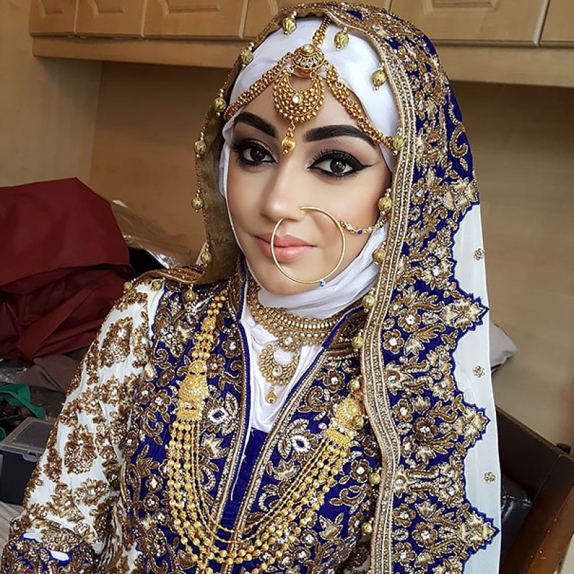 Dazzlingly beautiful brides in hijabs