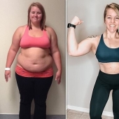 De extremo a extremo: una mujer perdió 50 kg, pero no pudo detenerse allí