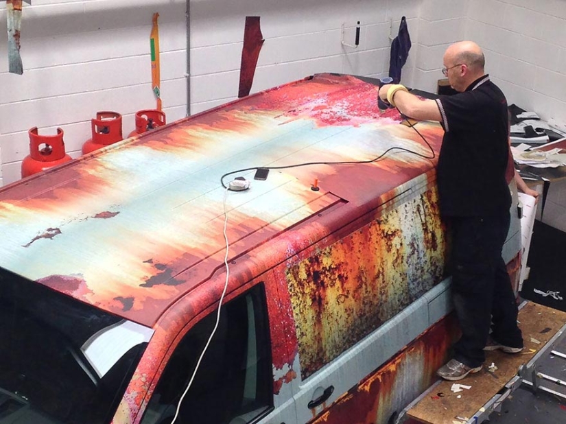 Definitivamente no robado: el camuflaje original del automóvil que protegerá el automóvil de los ladrones