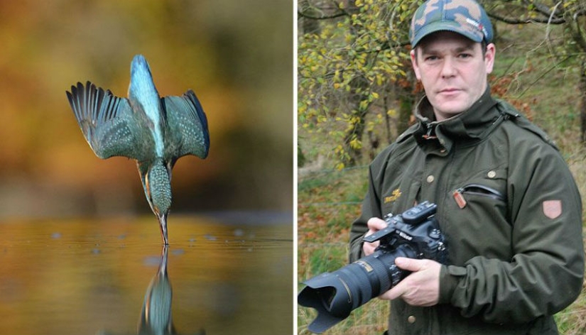 Después de 6 años y 720 mil intentos, el fotógrafo tomó la foto perfecta del martín pescador