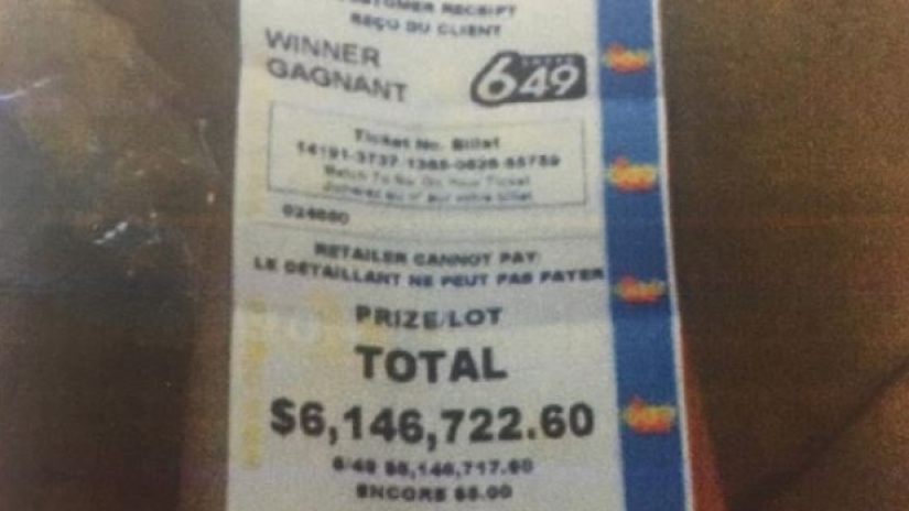 Después de ganar la lotería, el canadiense renunció y dejó a la niña con la que soñaban con un premio