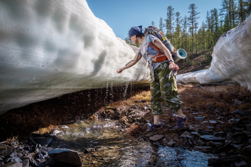 Después de ver esto, querrás ir a Yakutia: un paseo por el hielo en el caluroso verano