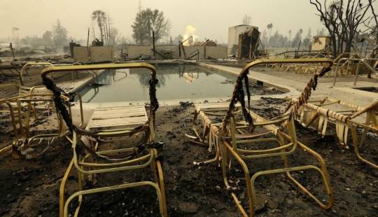 Devastation, ash and smoke: apocalyptic photos of California before and after wildfires